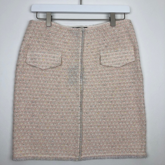 NWT St. John Wool-Blend Pencil Skirt
